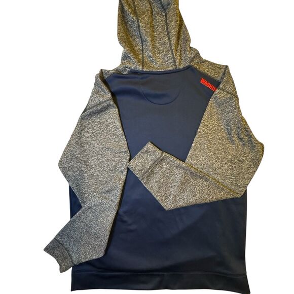 Washington Capitals Jacket Men's 2XL NHL Blue Gray Red Hoodie Jacket Fanatics - Picture 2 of 16